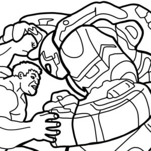 Hulkbuster coloring pages printable for free download