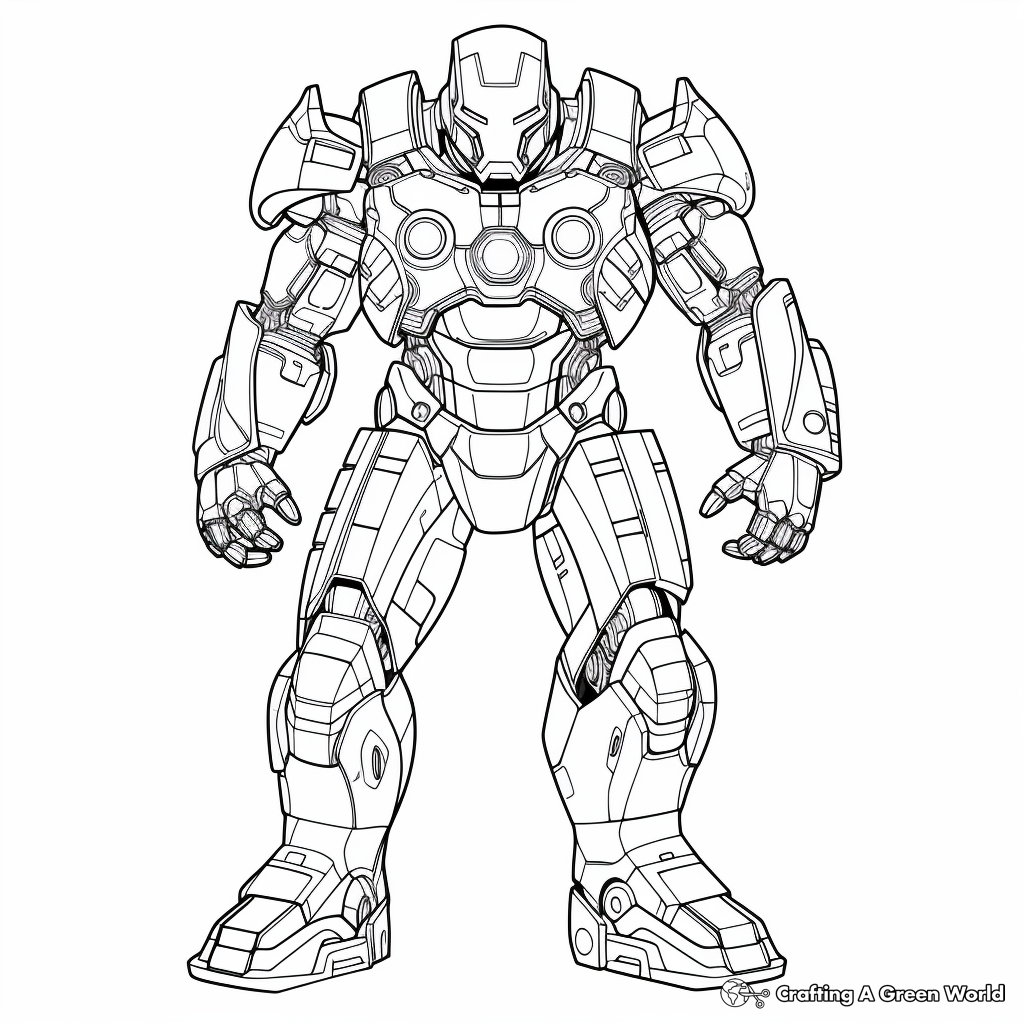 Iron man coloring pages