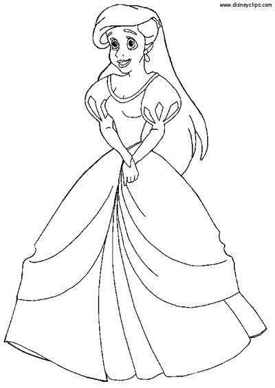 Little mermaid coloring pages ariel coloring pages