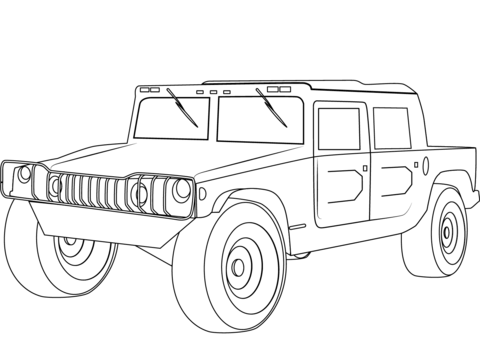 Hummer coloring pages free coloring pages