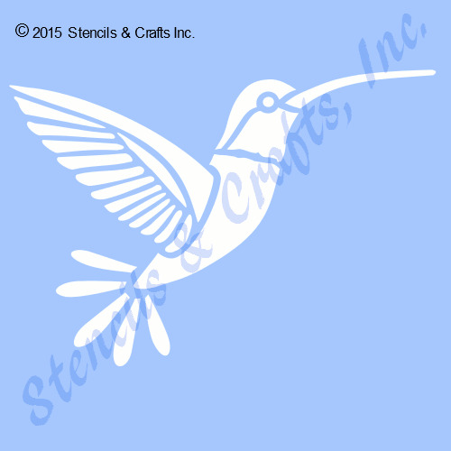 Hummingbird stencil bird stencils art paint template pattern color craft new