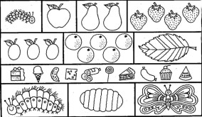 Free printable the very hungry caterpillar coloring pages