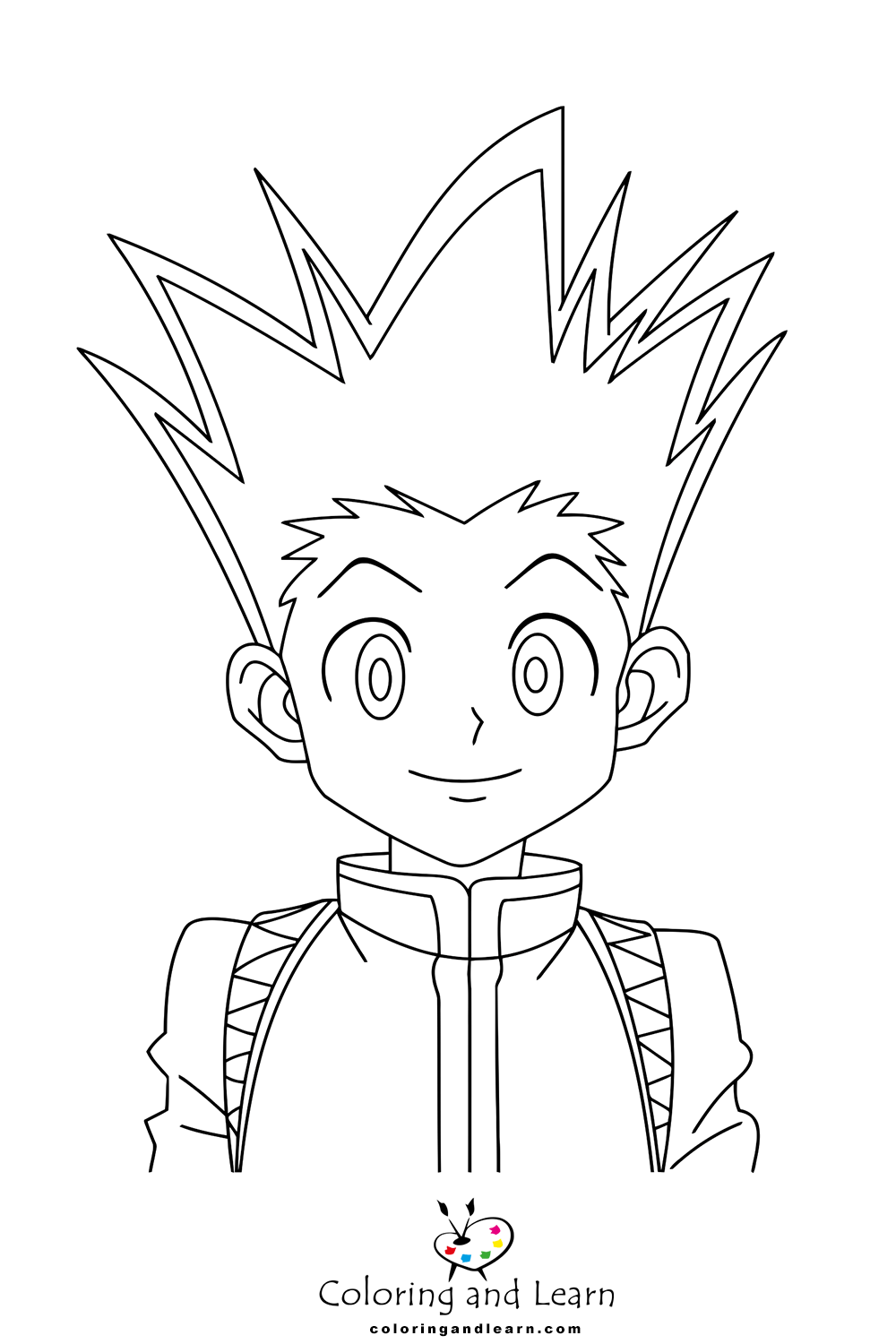 Hunter x hunter coloring pages rhunterxhunter