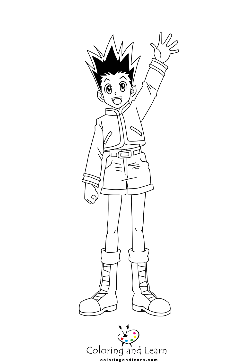 Hunter x hunter coloring pages rhunterxhunter