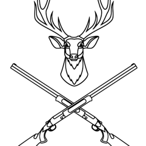 Hunting coloring pages printable for free download