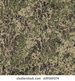 Camouflage Seamless Pattern vector military soldier Duck Hunter isolated  wallpaper background Brown Stock Vector
