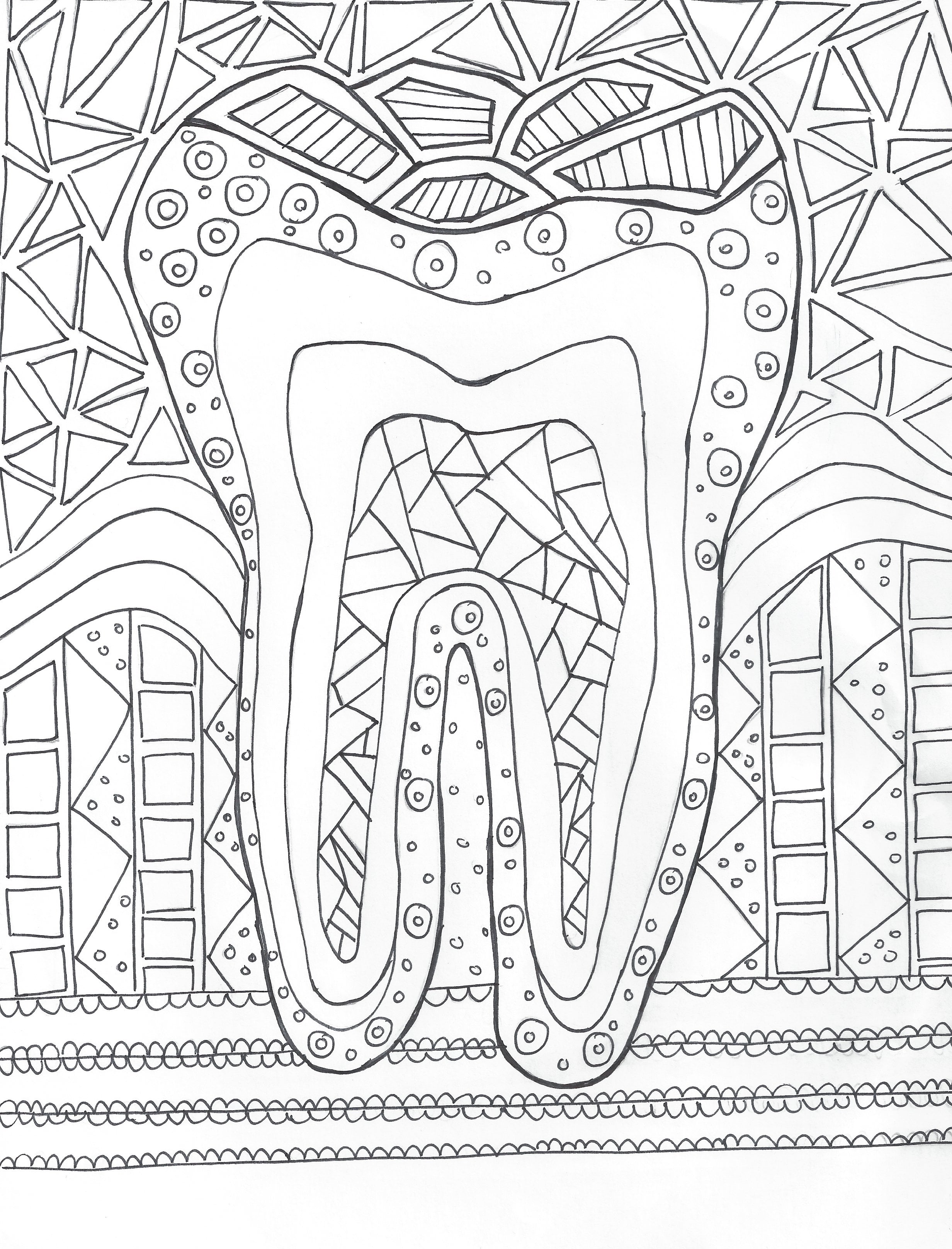 Dental hygiene coloring â hygiene edge