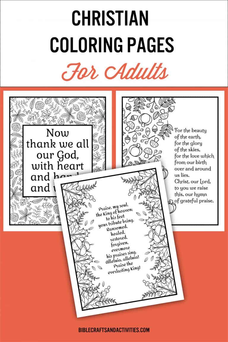 Christian hymn coloring pages