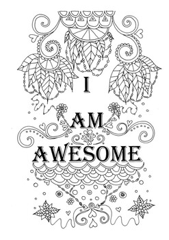 I am awesome colouring page by the happy hospital teacher tpt