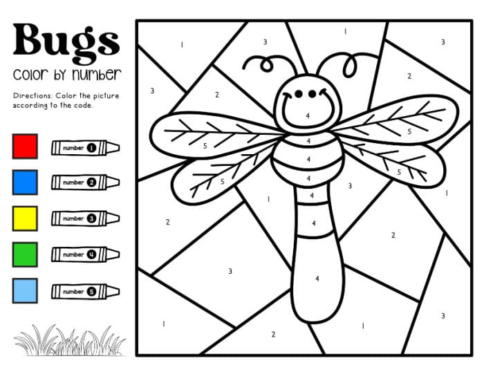 Insect coloring pages