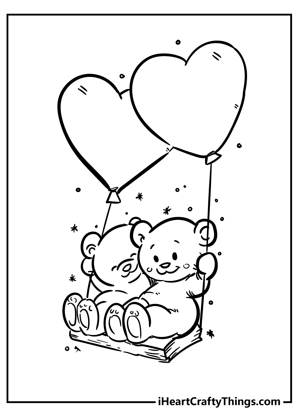 Heart coloring pages free printables