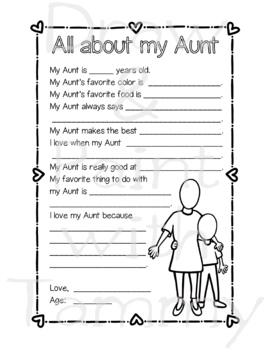 Mothers day all about interview activity printable