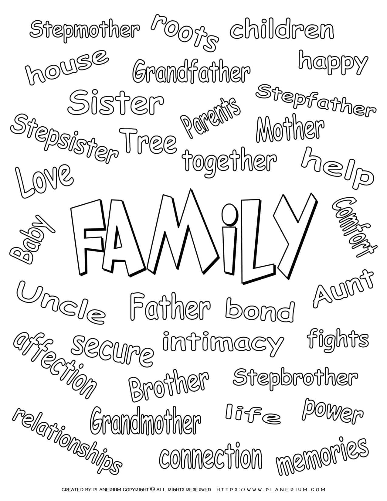 Family related words