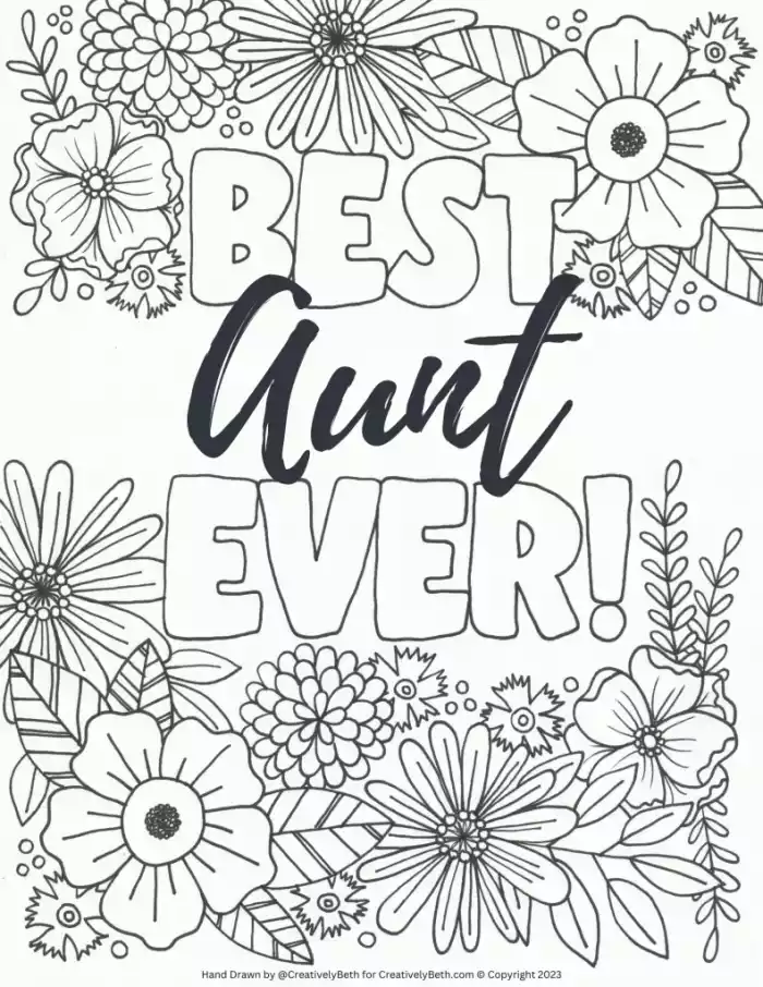 Free printable mothers day coloring pages for kids