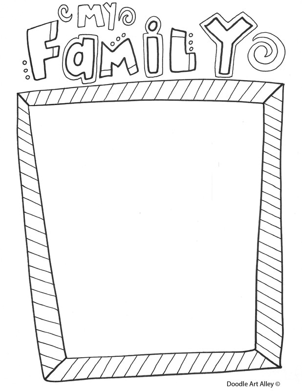 Family reunion coloring pages