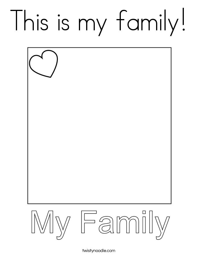 Favorites family activities preschool family coloring pages family day activities