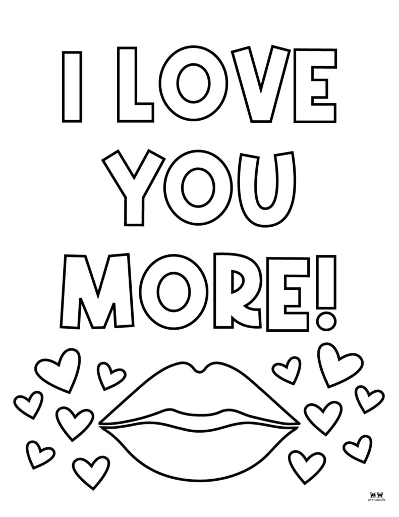 Love i love you coloring pages