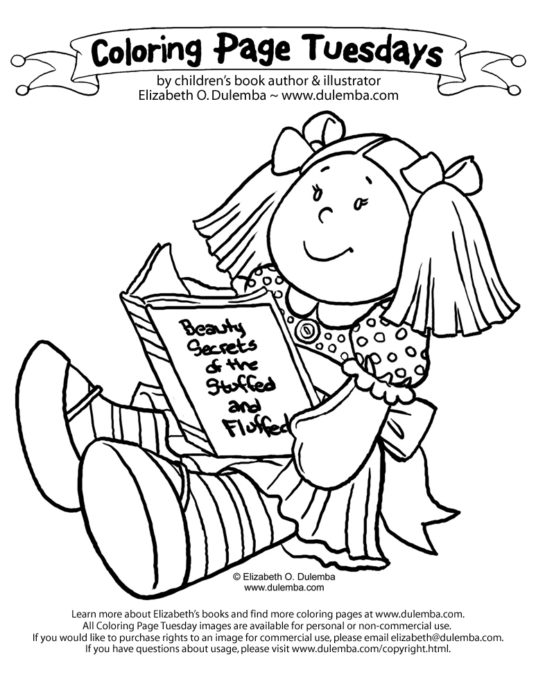 Coloring page tuesday