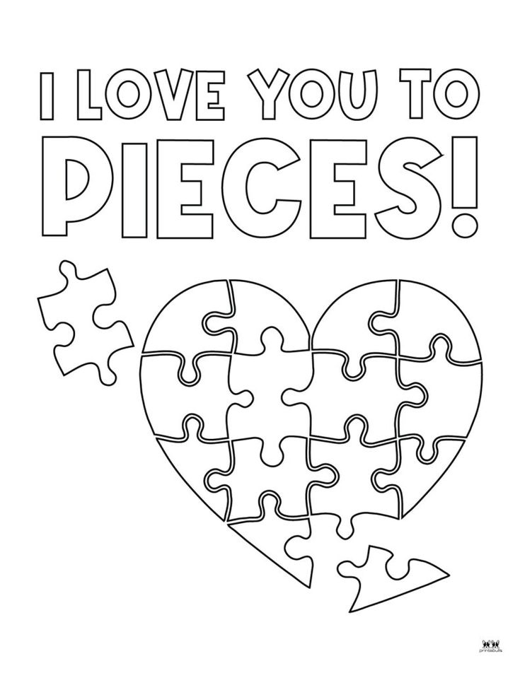 Printable valentines day coloring page