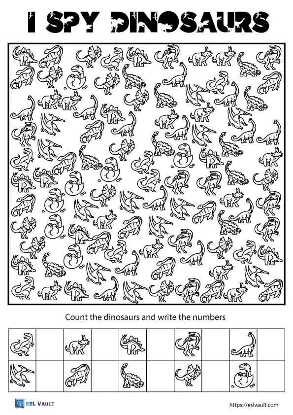 Free printable i spy coloring pages