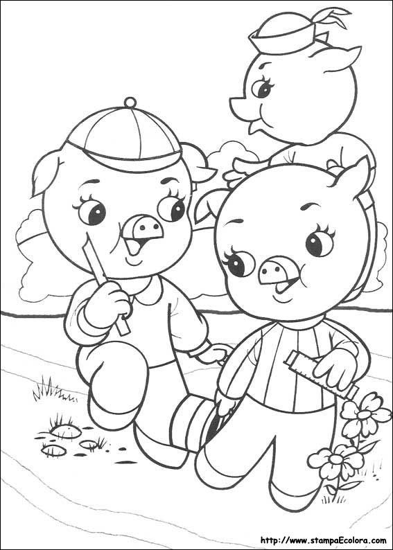 Disegni i tre porcellini pãginas para colorir da disney pãginas para colorir os trãªs porquinhos