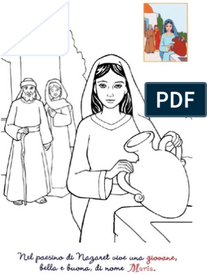 La storia del natale da colorare pdf