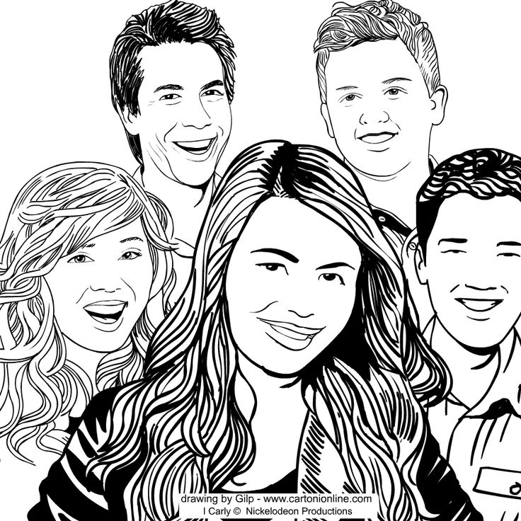 Coloring pages icarly printable coloring pages