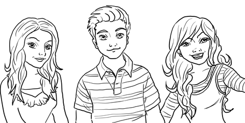 Icarly coloring pages free coloring pages