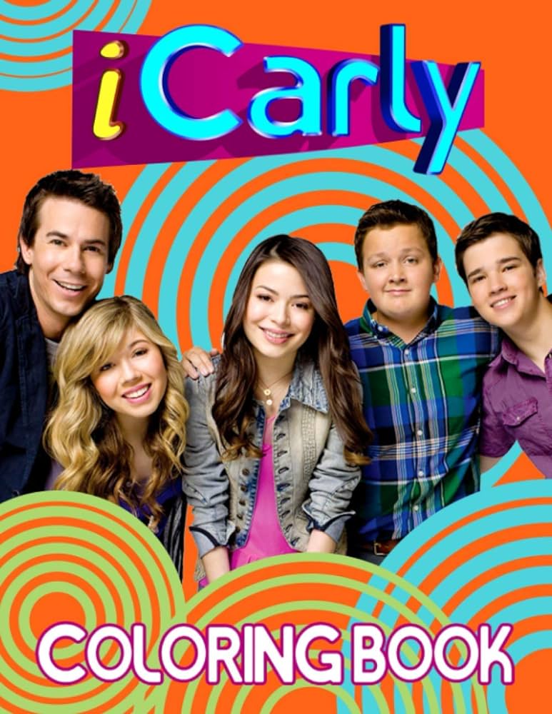 Icarly coloring book beautiful illustrations for everyone with easy coloring pages in high