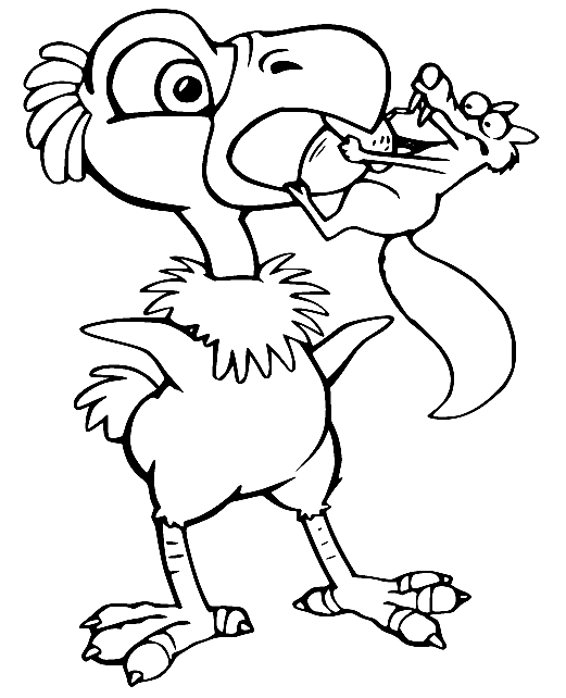 Ice age coloring pages printable for free download