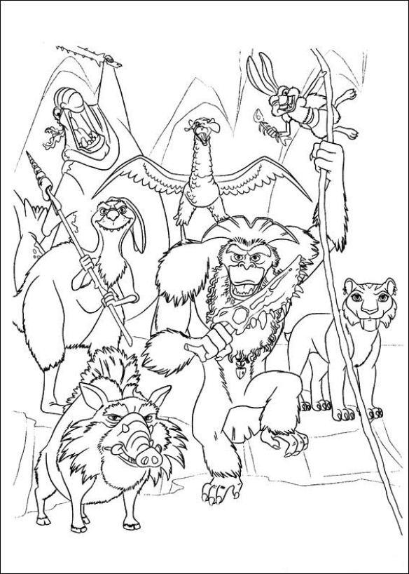 Ice age coloring pages by coloringpageswk on