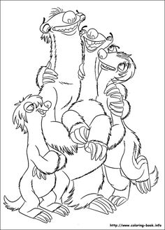 Coloring pages ice age ideas ice age coloring pages colouring pages