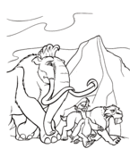 Ice age coloring pages free coloring pages