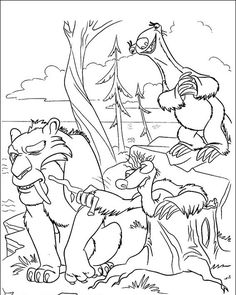 Coloring pages ice age ideas ice age coloring pages colouring pages