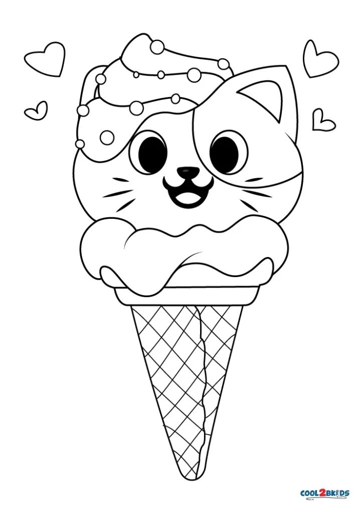Free printable ice cream coloring pages for kids ice cream coloring pages bunny coloring pages unicorn coloring pages