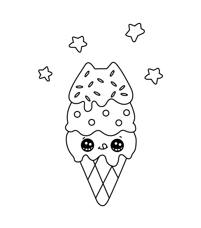 Coloring pages ice cream coloring pages