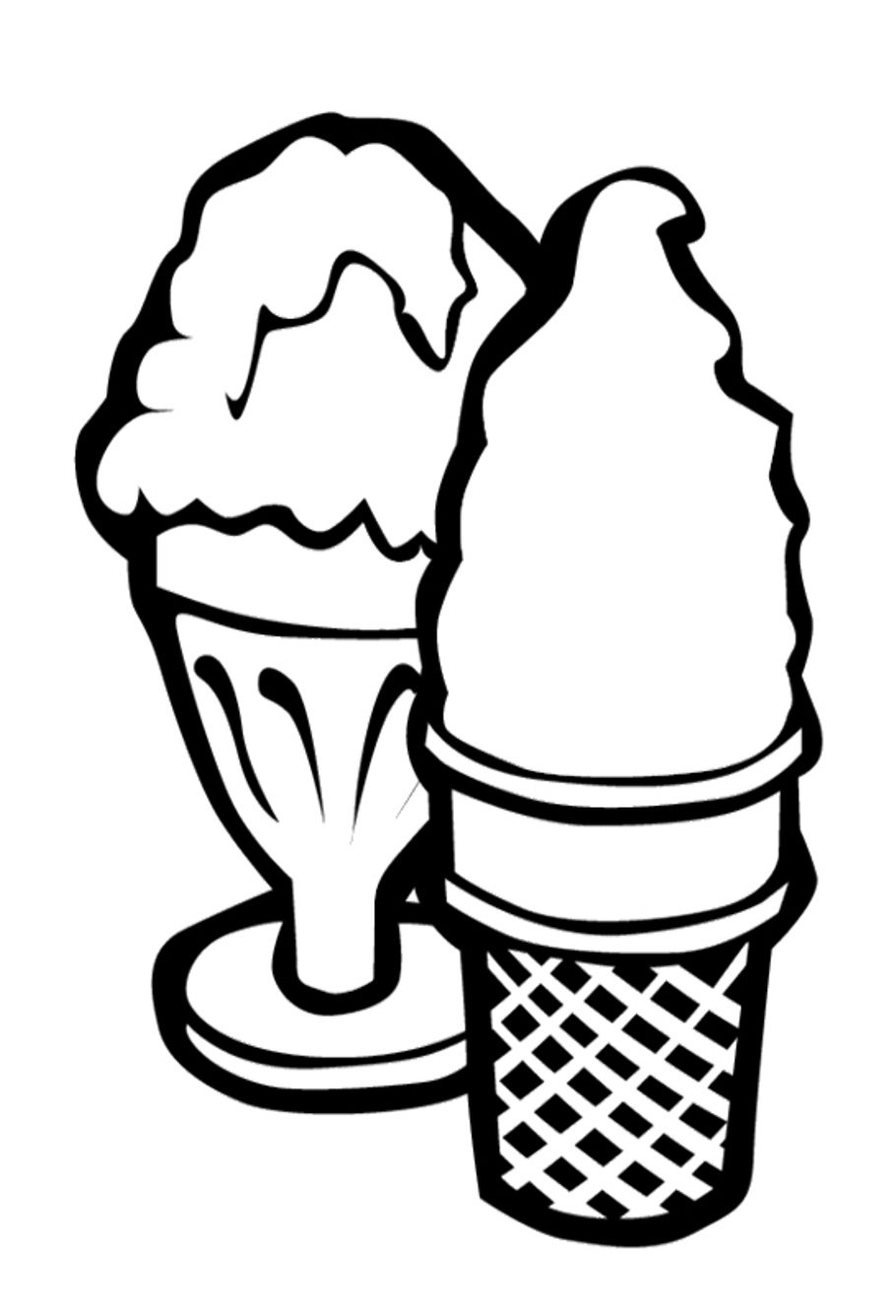 Coloring pages printable ice cream coloring pages