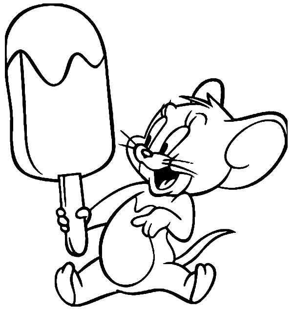 Coloring pages ice cream coloring pages jerry