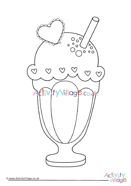 Icecream sundae louring page