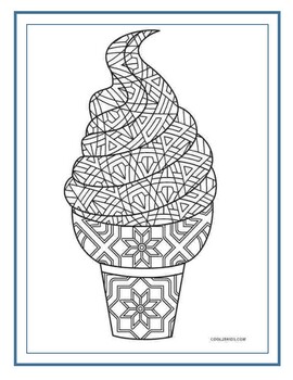 Difficult ice cream flavors word search coloring page key included