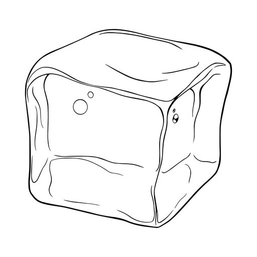 Ice cube block hand drawn ad cube ice hand drawn block ice cube drawing ice cube how to draw hands