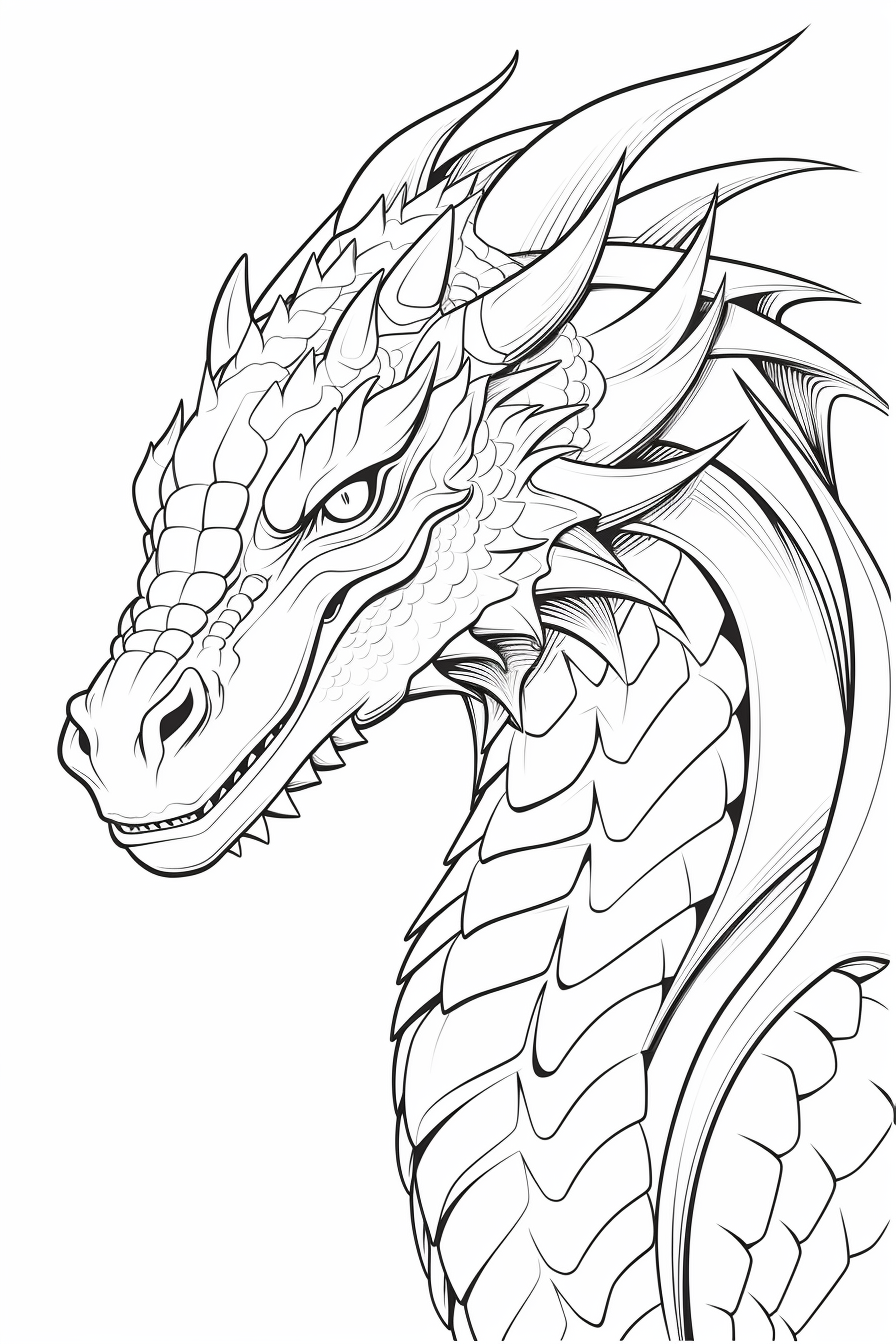 Ice dragon coloring page download free coloring pages and templates for kids