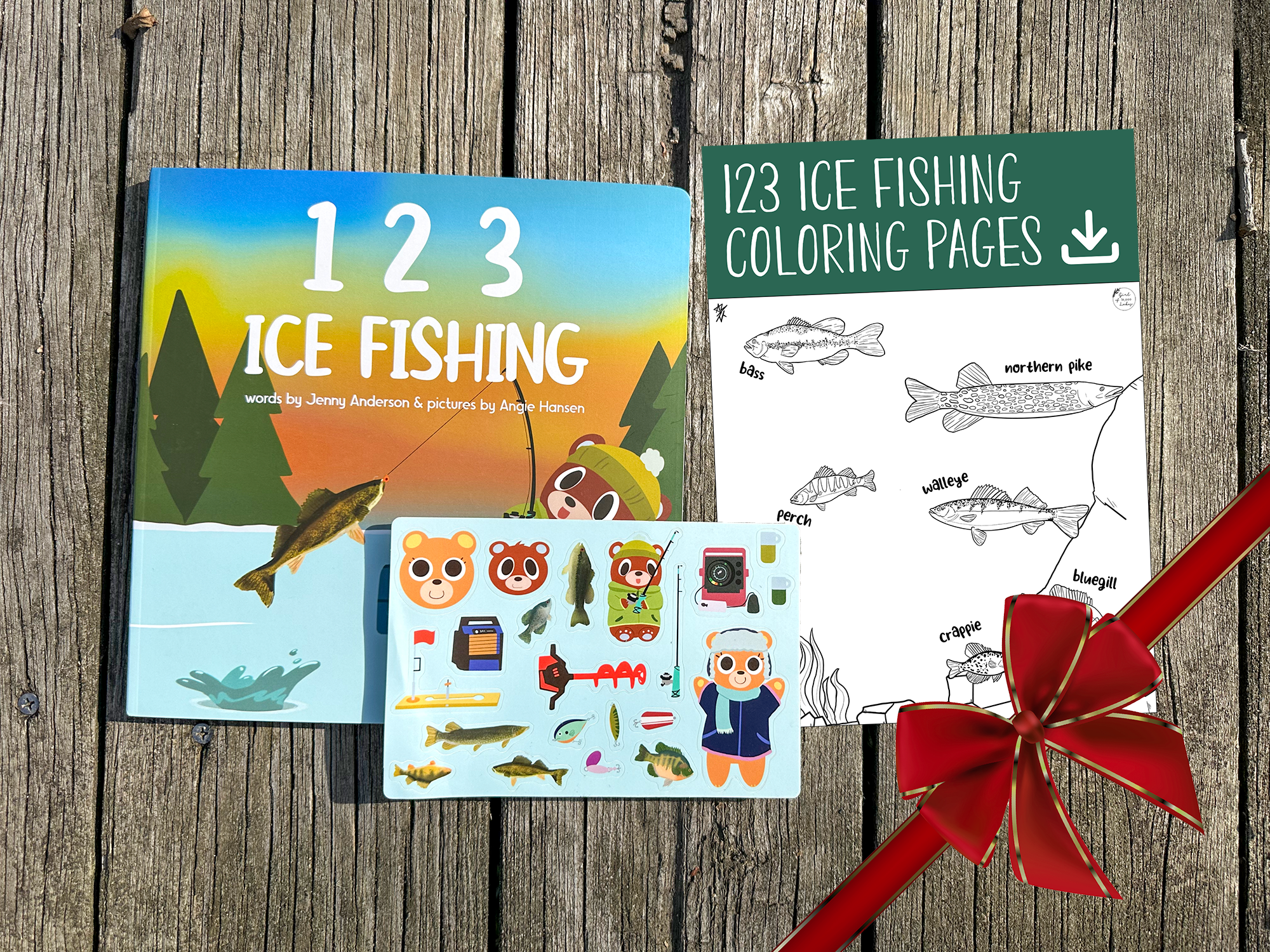 Ice fishing adventure gift set â girl of lakes