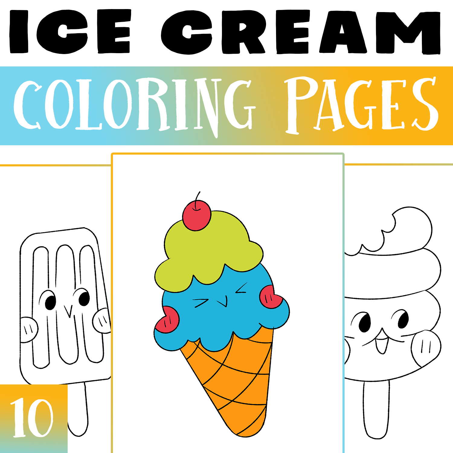 Ice cream coloring pages ice cream coloring worksheet activity morning works made by teachers