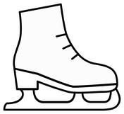 Ice skating coloring pages free coloring pages