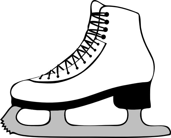 Ice skate template printable