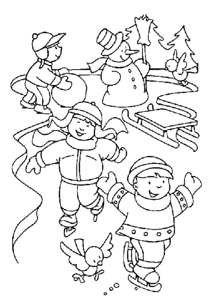 Ice skating with family ice skating kids net best ice skating as on whâ coloring pages winter coloring pages christmas coloring pages