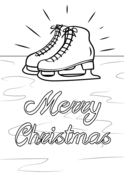 Merry christmas cards coloring pages free coloring pages