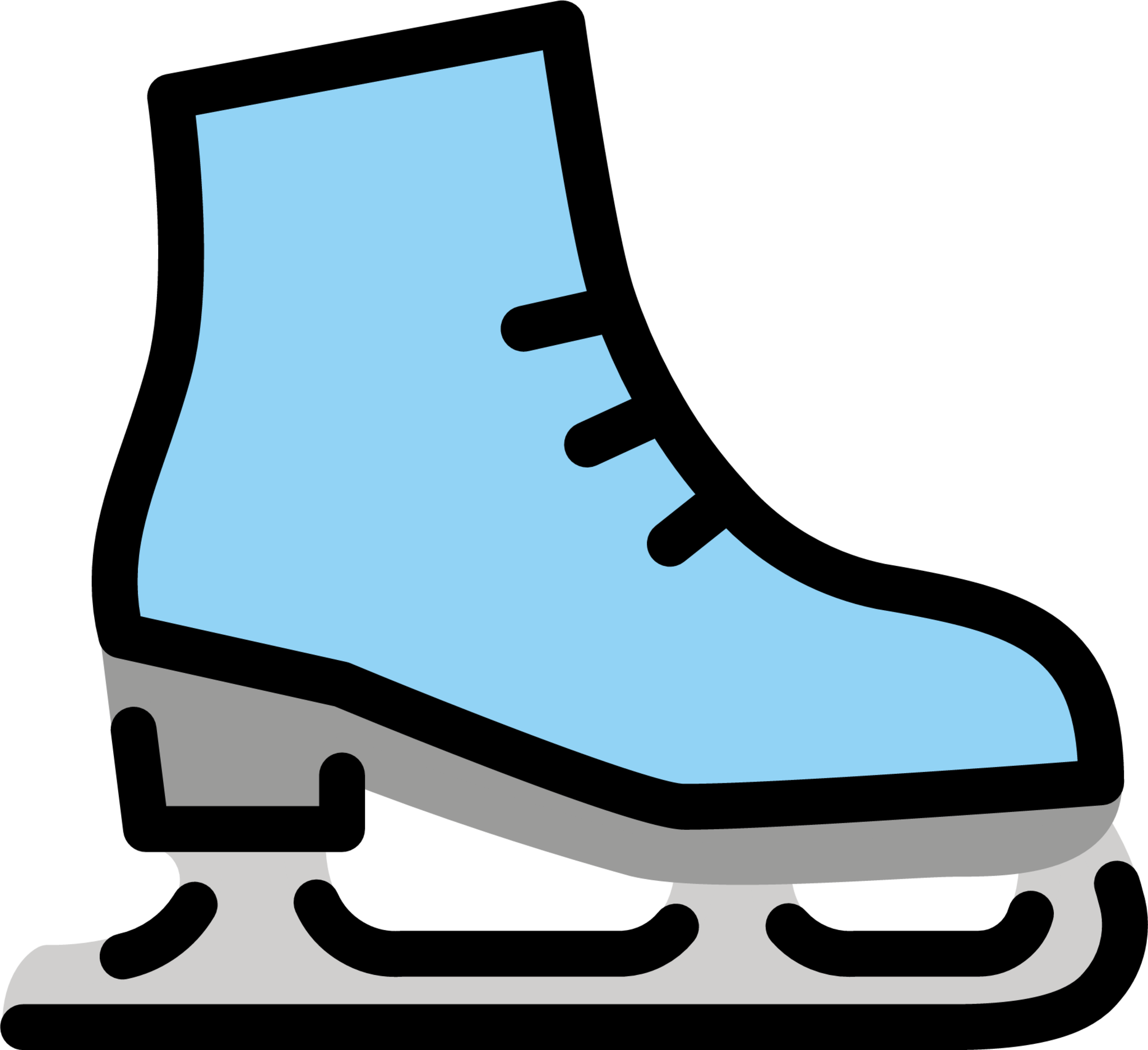 Ice skate emoji