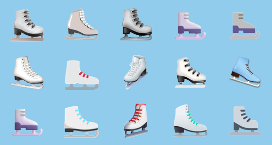 Âï ice skate emoji